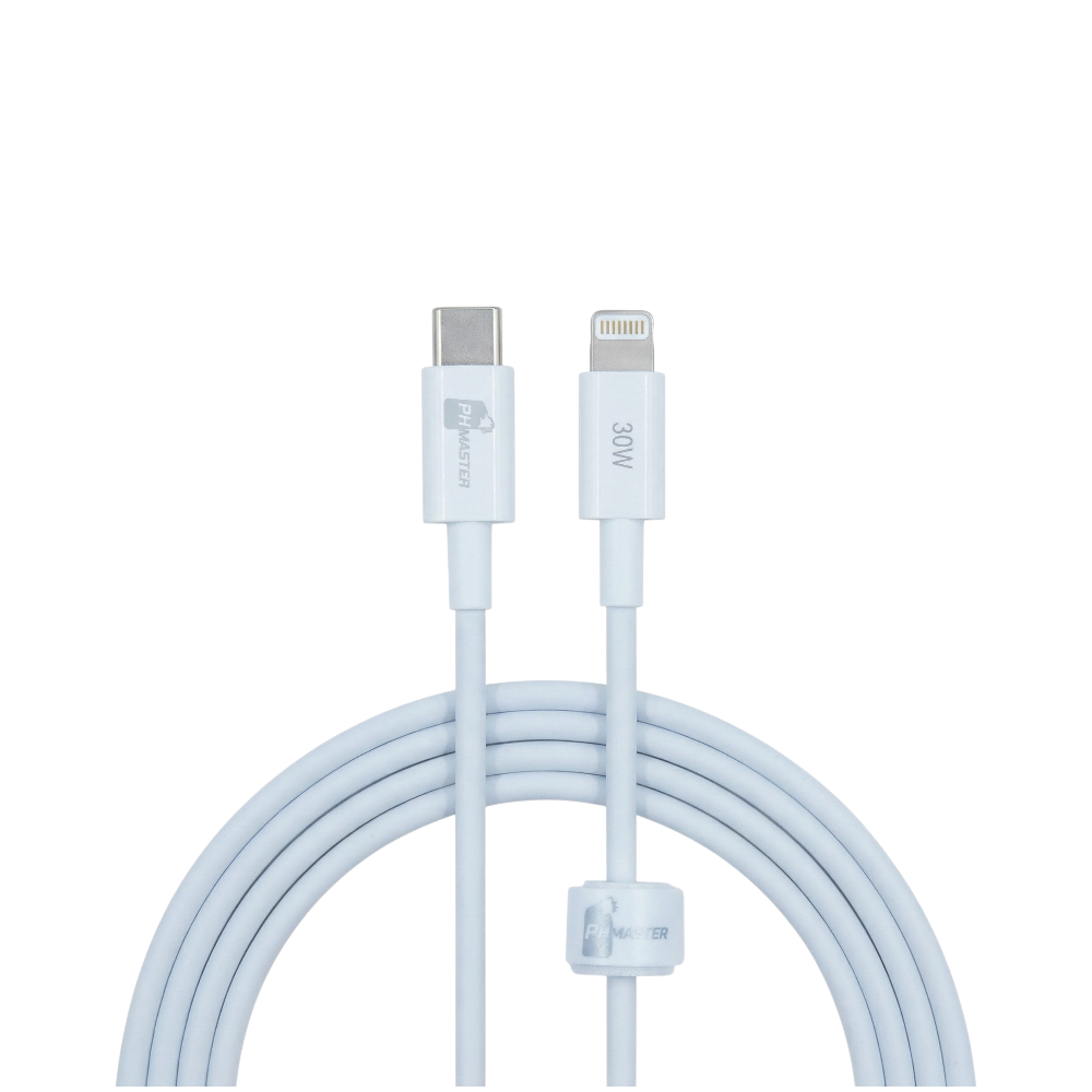 Cabo MFI USB-C/Ligthtning 30W Um Metro