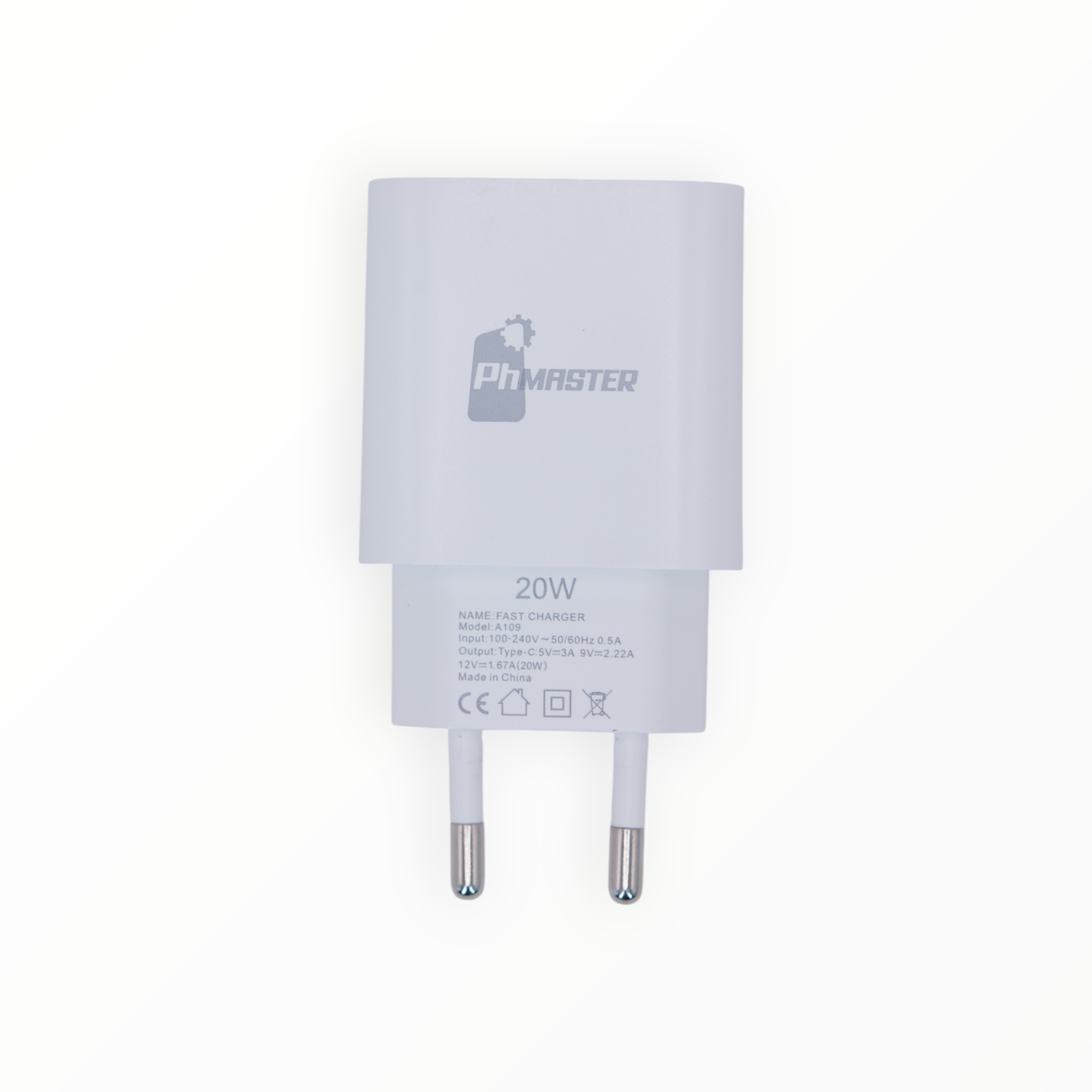 PH MASTER Carregador Turbo 20W para IOS e ANDROID Carregamento Rápido e Eficiente