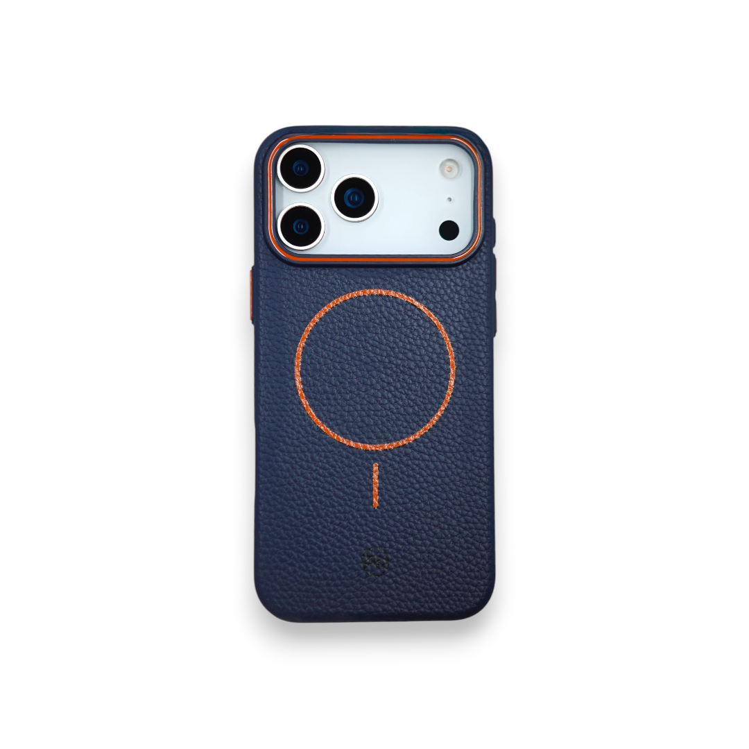 Case PH 17 Pro Max crocodile azul