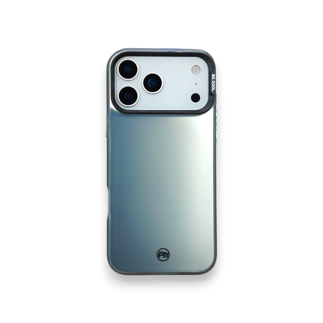 Case PH 17 Pro Max metálica preta 