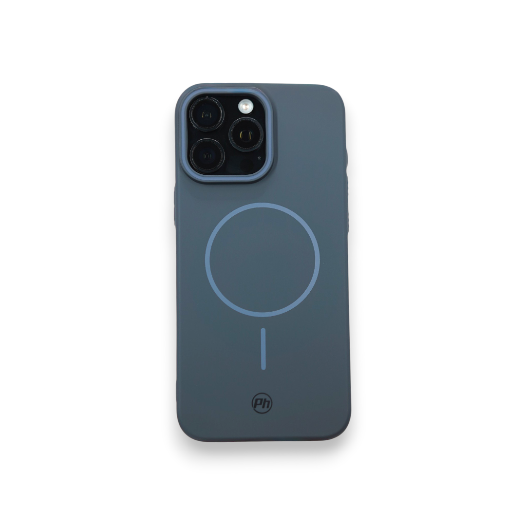Capa PH iPhone 16 PRO MAX silicone macio azul