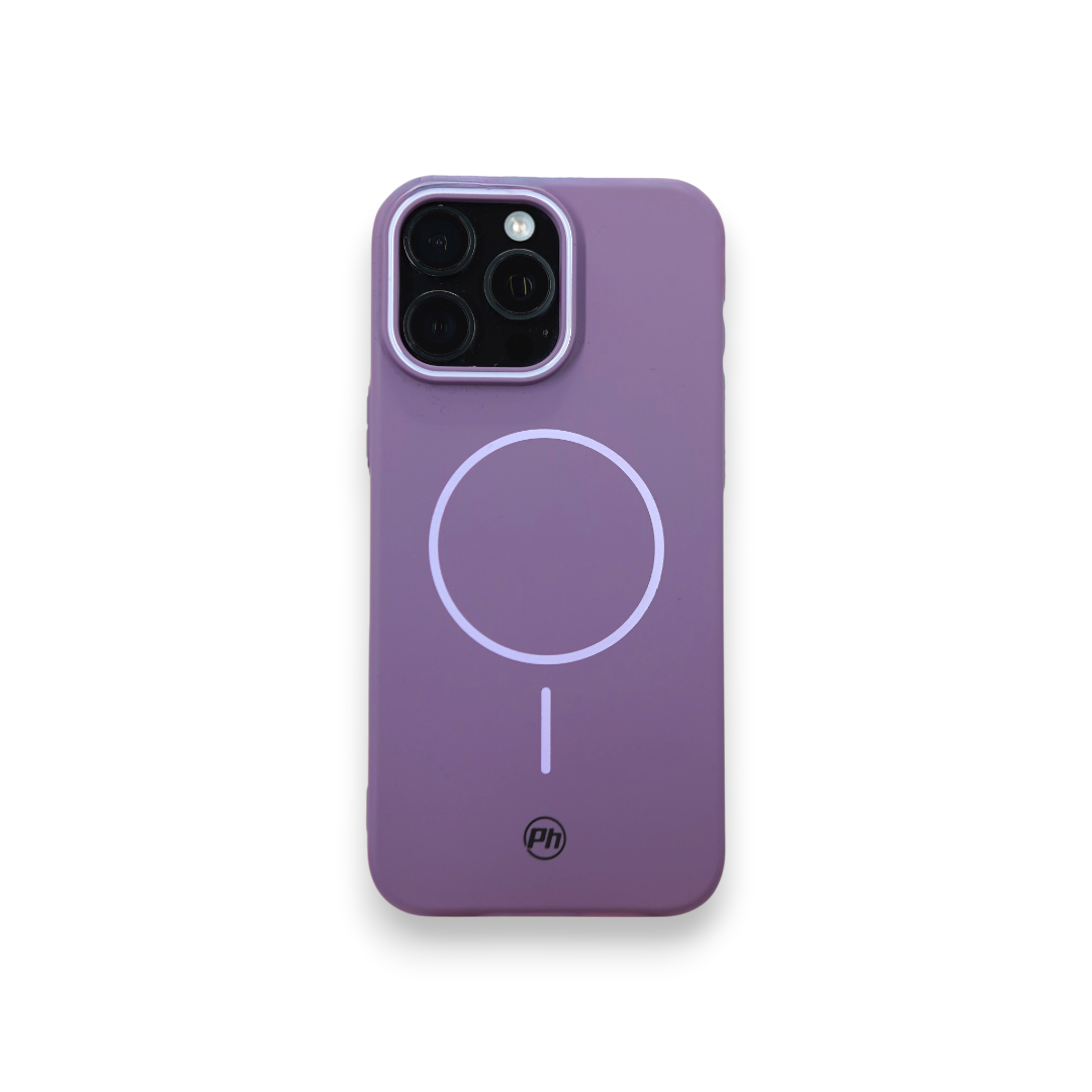 Case PH 16 Pro Max silicone macio roxo
