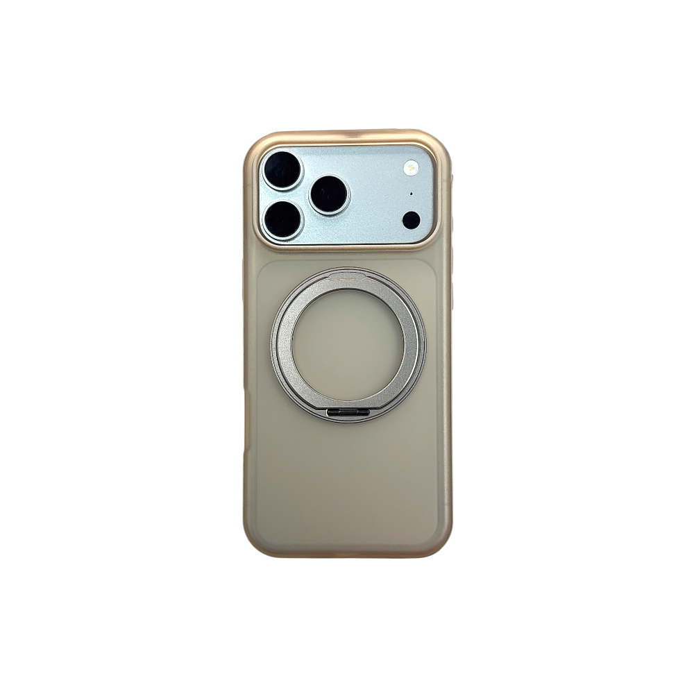 Case PH 17 Pro Max fosca anel magnético Giratório Fine Gray PH-p001