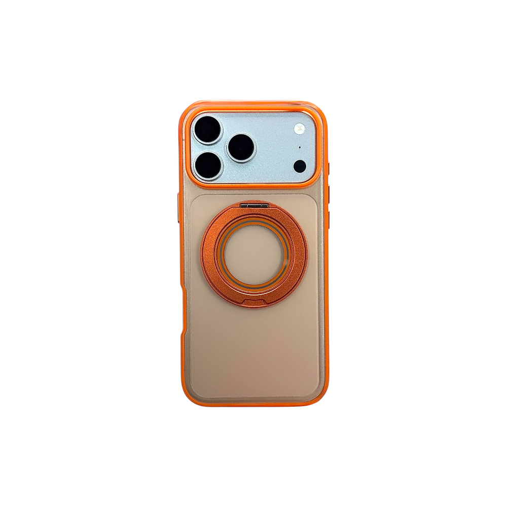 Case PH 17 Pro Max fosca anel magnético Giratório Thick Azul PH-p002